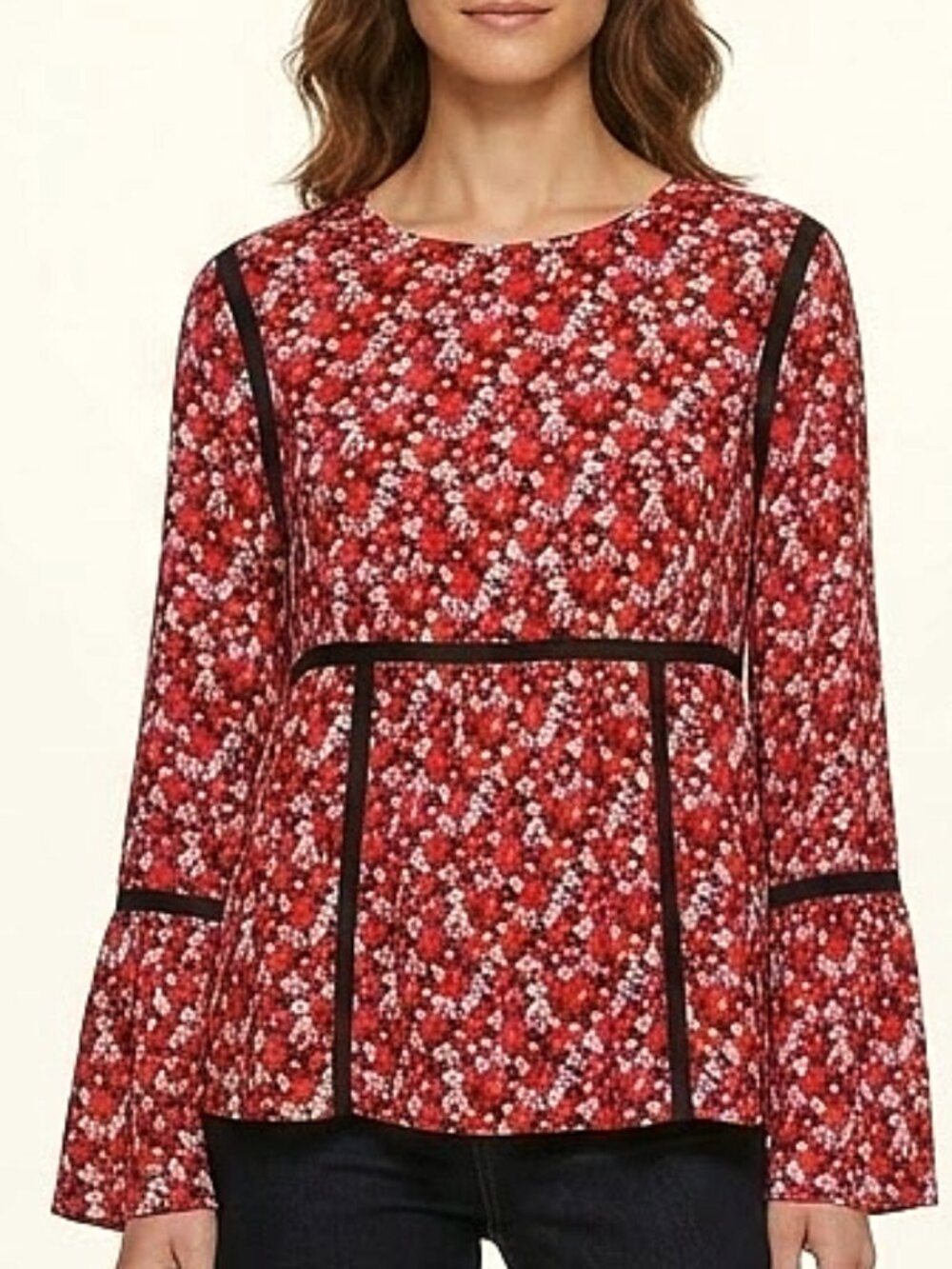 Juicy Couture Floral Full Sleeve Blouse NEW Sz XS